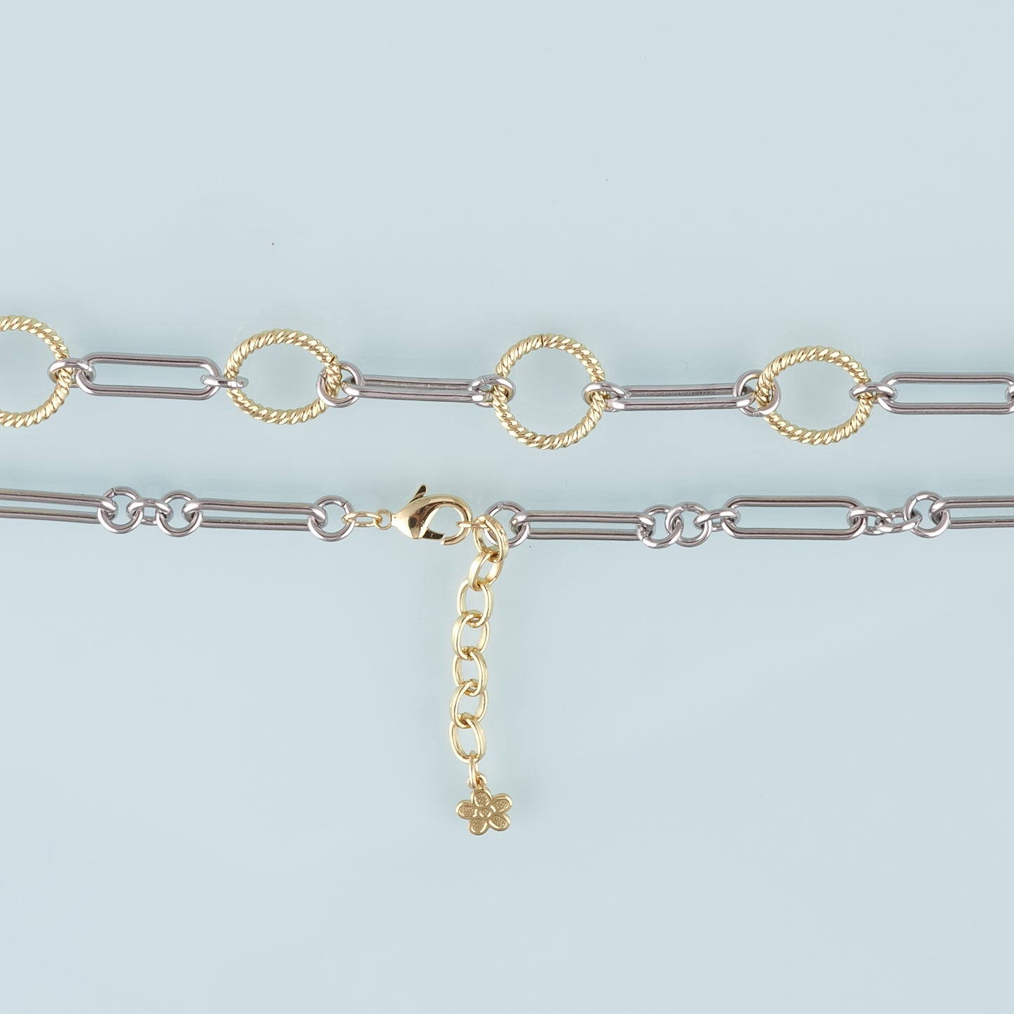 Gold Oval Chain,18K Gold Filled Twist for Necklace Bracelet DIY Jewelry Making Supply