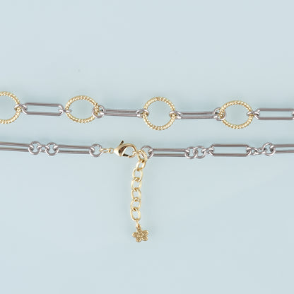 Gold Oval Chain,18K Gold Filled Twist for Necklace Bracelet DIY Jewelry Making Supply