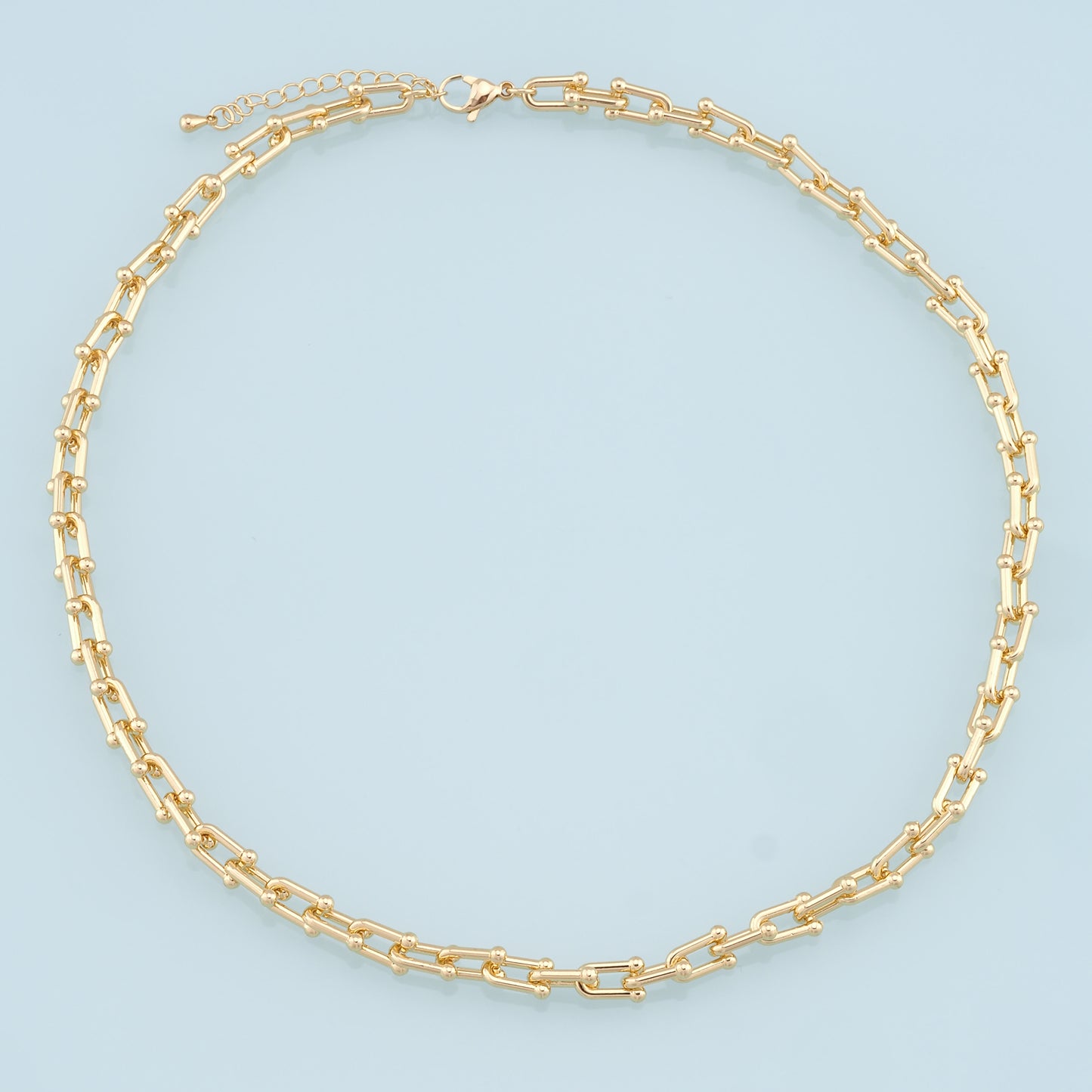 Gold Rectangle Chain,18K Gold Filled Rectangle for Necklace Bracelet DIY Jewelry Making Supply