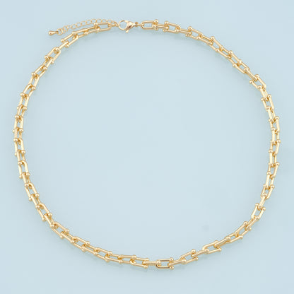 Gold Rectangle Chain,18K Gold Filled Rectangle for Necklace Bracelet DIY Jewelry Making Supply