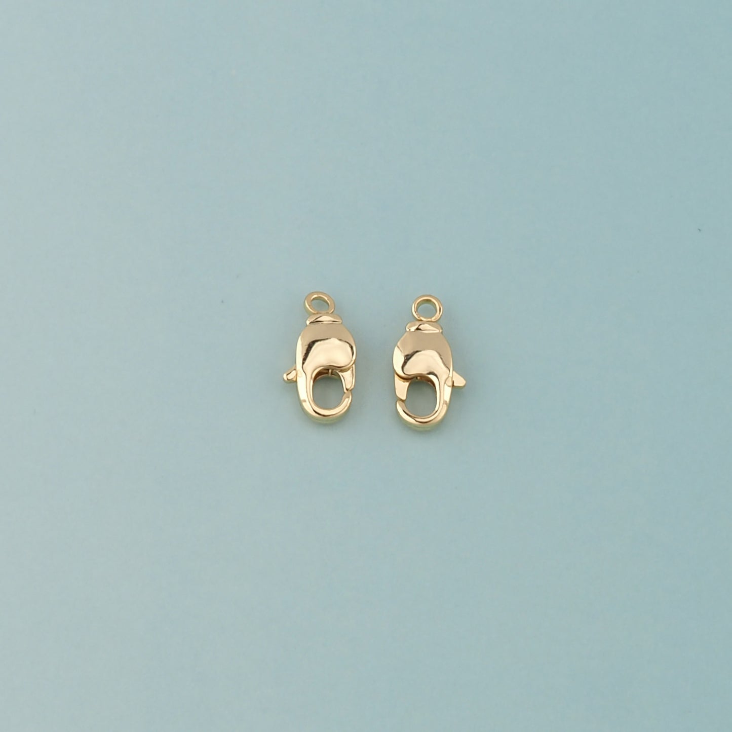 Gold Clasp,18K Gold Filled Lobster Clasp Gold Lobster Claw for DIY Jewelry Finding Necklace Bracelet