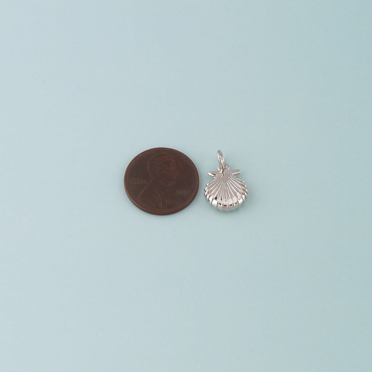 Gold Shell Charm,18K Gold Filled Shell Conch Pendant,Starfish Charm Bracelet Necklace for DIY Jewelry Making Supply