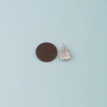 Gold Shell Charm,18K Gold Filled Shell Conch Pendant,Starfish Charm Bracelet Necklace for DIY Jewelry Making Supply