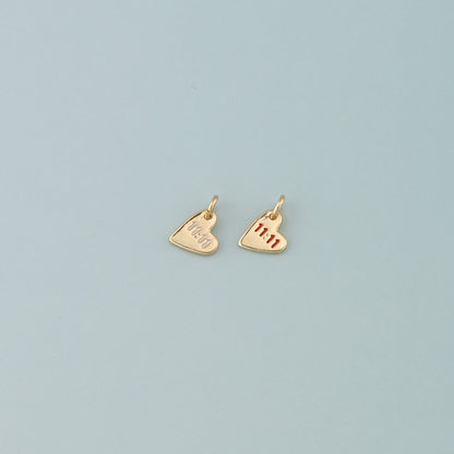 Gold Angel Numbers Charms,18K Gold Filled 11:11 Pendant,Enamel Angel Numbers Charm Bracelet Necklace for DIY Jewelry Making Supply