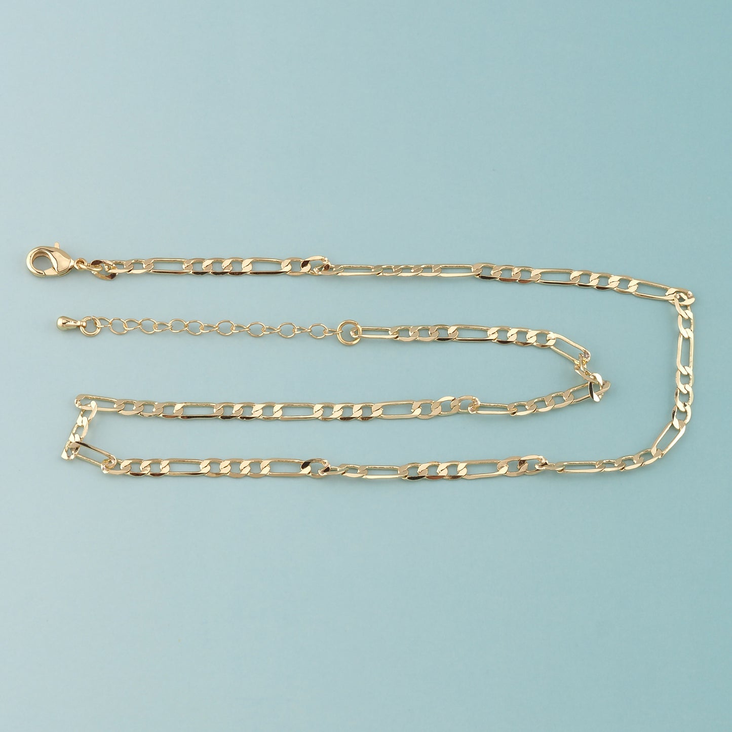 Gold Oval Chain,18K Gold Filled Paper Clip for Necklace Bracelet DIY Jewelry Making Supply