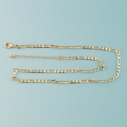 Gold Oval Chain,18K Gold Filled Paper Clip for Necklace Bracelet DIY Jewelry Making Supply