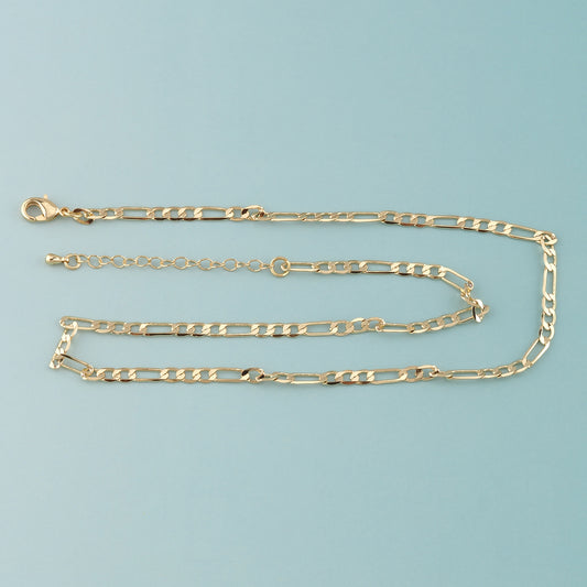 Gold Oval Chain,18K Gold Filled Paper Clip for Necklace Bracelet DIY Jewelry Making Supply
