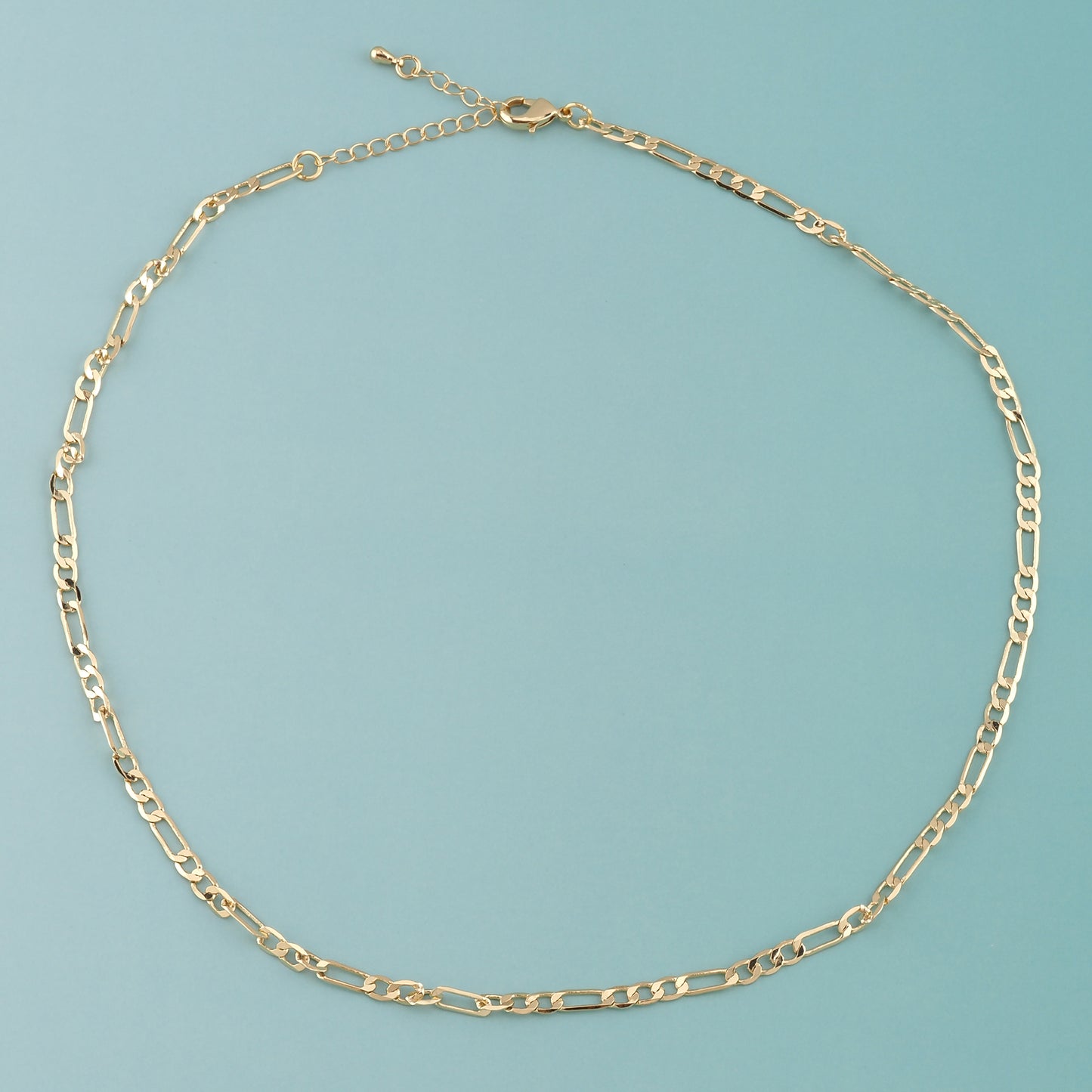 Gold Oval Chain,18K Gold Filled Paper Clip for Necklace Bracelet DIY Jewelry Making Supply