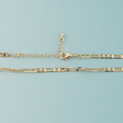 Gold Oval Chain,18K Gold Filled Paper Clip for Necklace Bracelet DIY Jewelry Making Supply