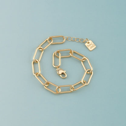 Gold Adjustable Chain,18K Gold Filled Oval Bracelet,Semi Finished Bracelets,Bracelets for Jewelry Making