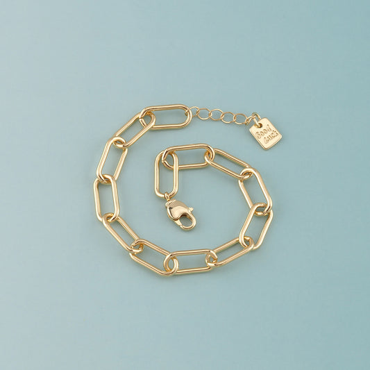 Gold Adjustable Chain,18K Gold Filled Oval Bracelet,Semi Finished Bracelets,Bracelets for Jewelry Making