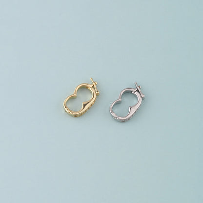 18k Gold Filled Oval Clasp,Shortener Enhancer Clasp for DIY Jewelry Finding Necklace Bracelet
