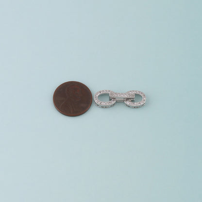 18K Gold Filled Oval Clasp,Carabiner Lock Connector for DIY Jewelry Finding Necklace Bracelet