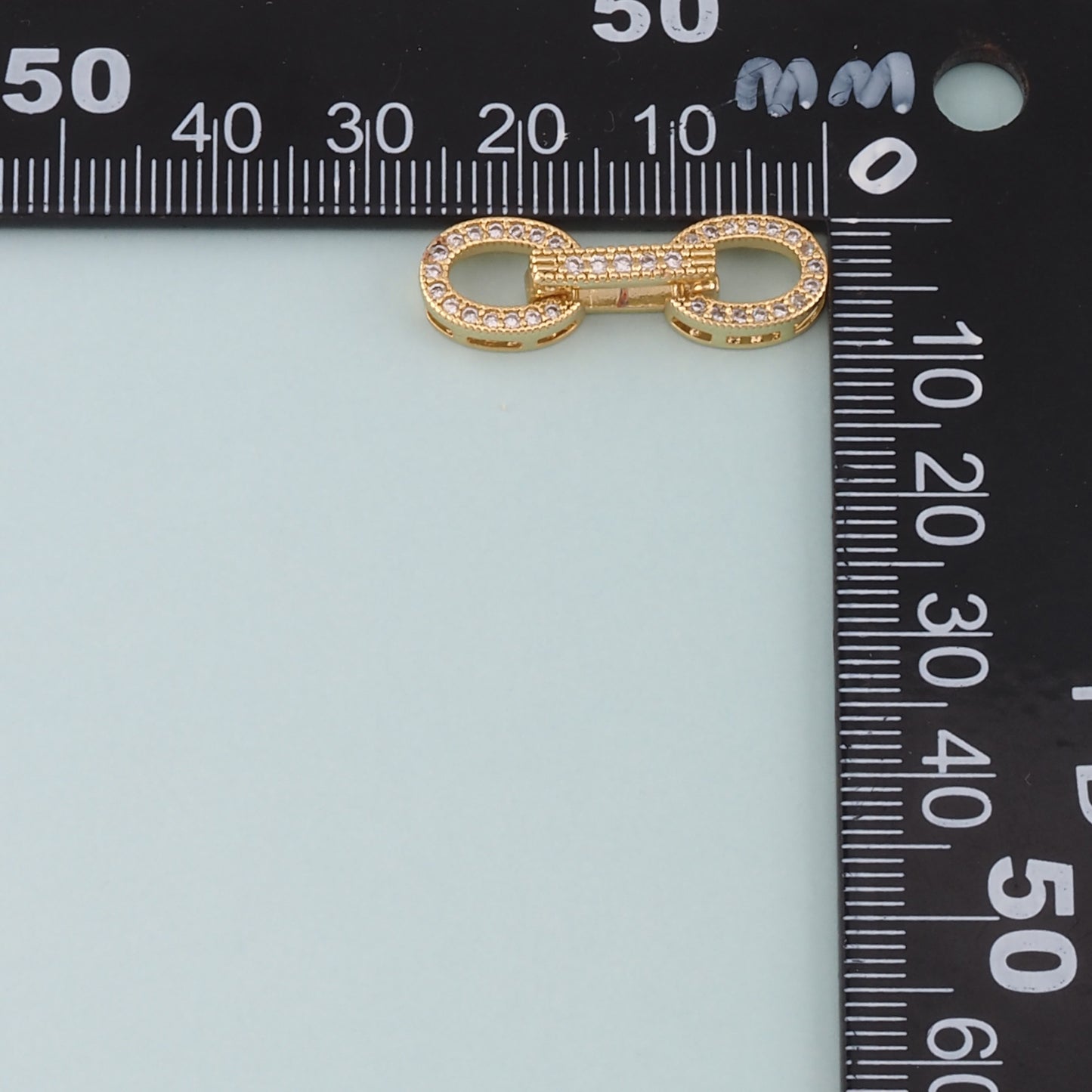 18K Gold Filled Oval Clasp,Carabiner Lock Connector for DIY Jewelry Finding Necklace Bracelet