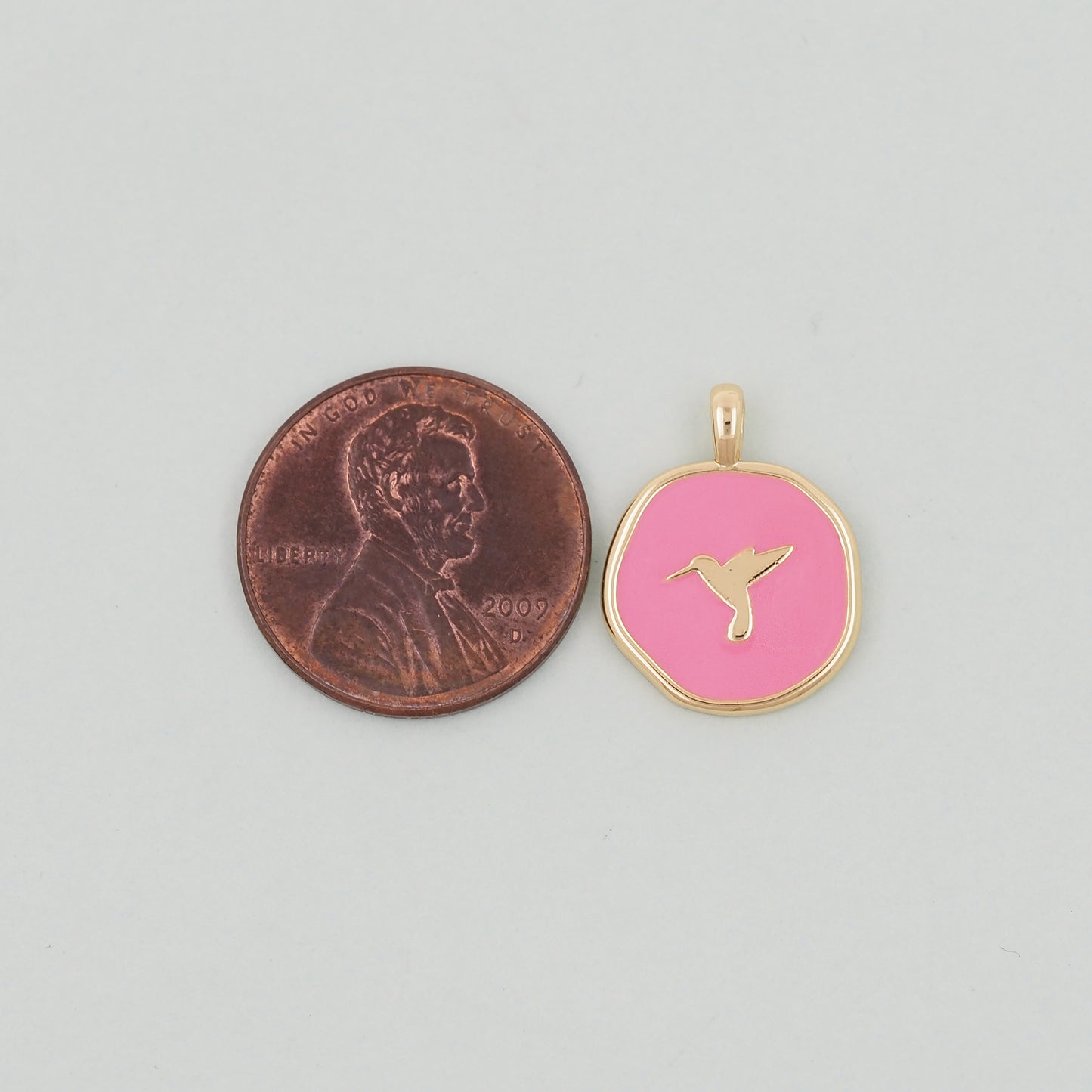 Gold Bird Charms,18K Gold Filled Bird Pendant,Enamel Bird Charm Bracelet Necklace for DIY Jewelry Making Supply