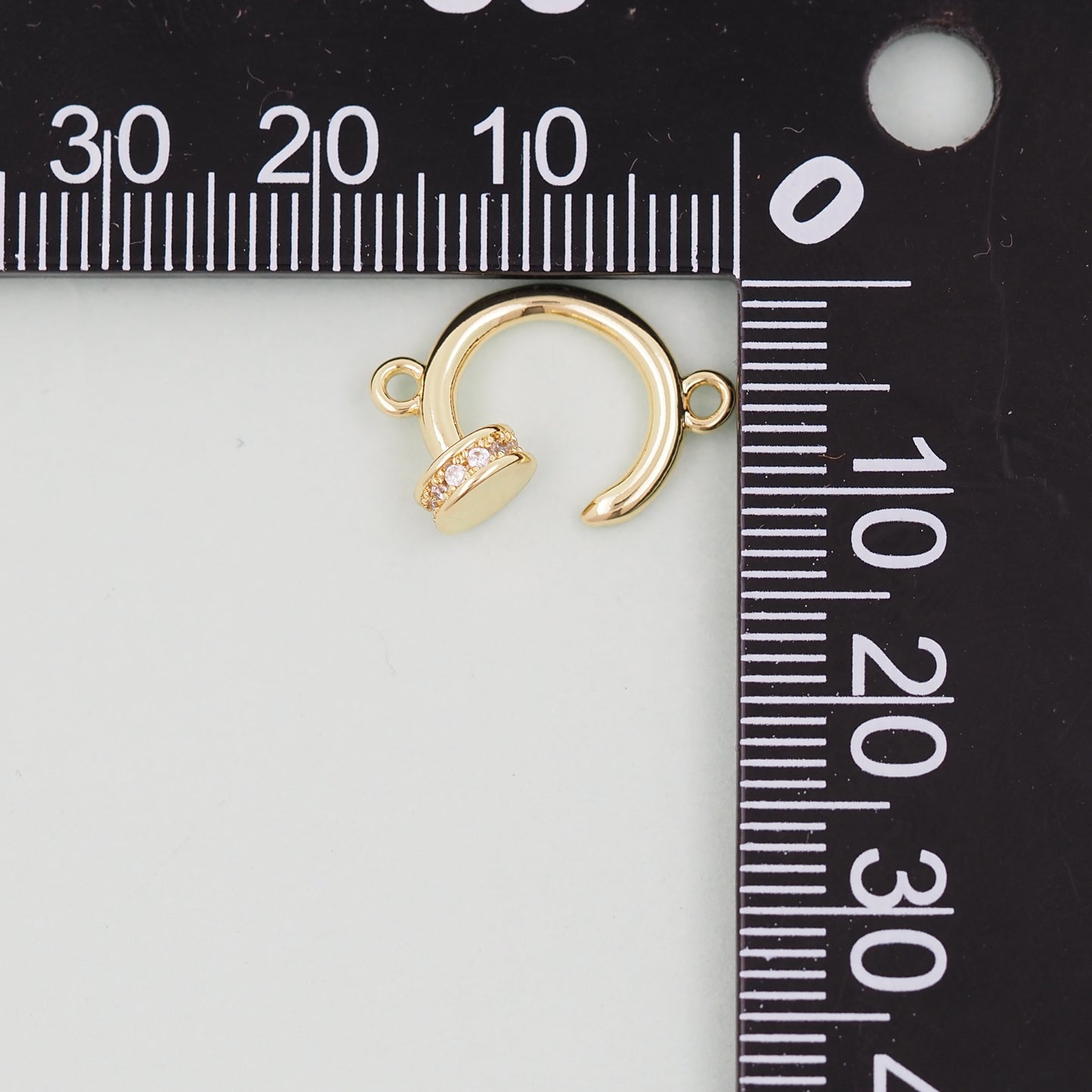 Gold Round Connector Charms,18K Gold Filled Round Pendant,Round Charm Bracelet Necklace for DIY Jewelry Making Supply