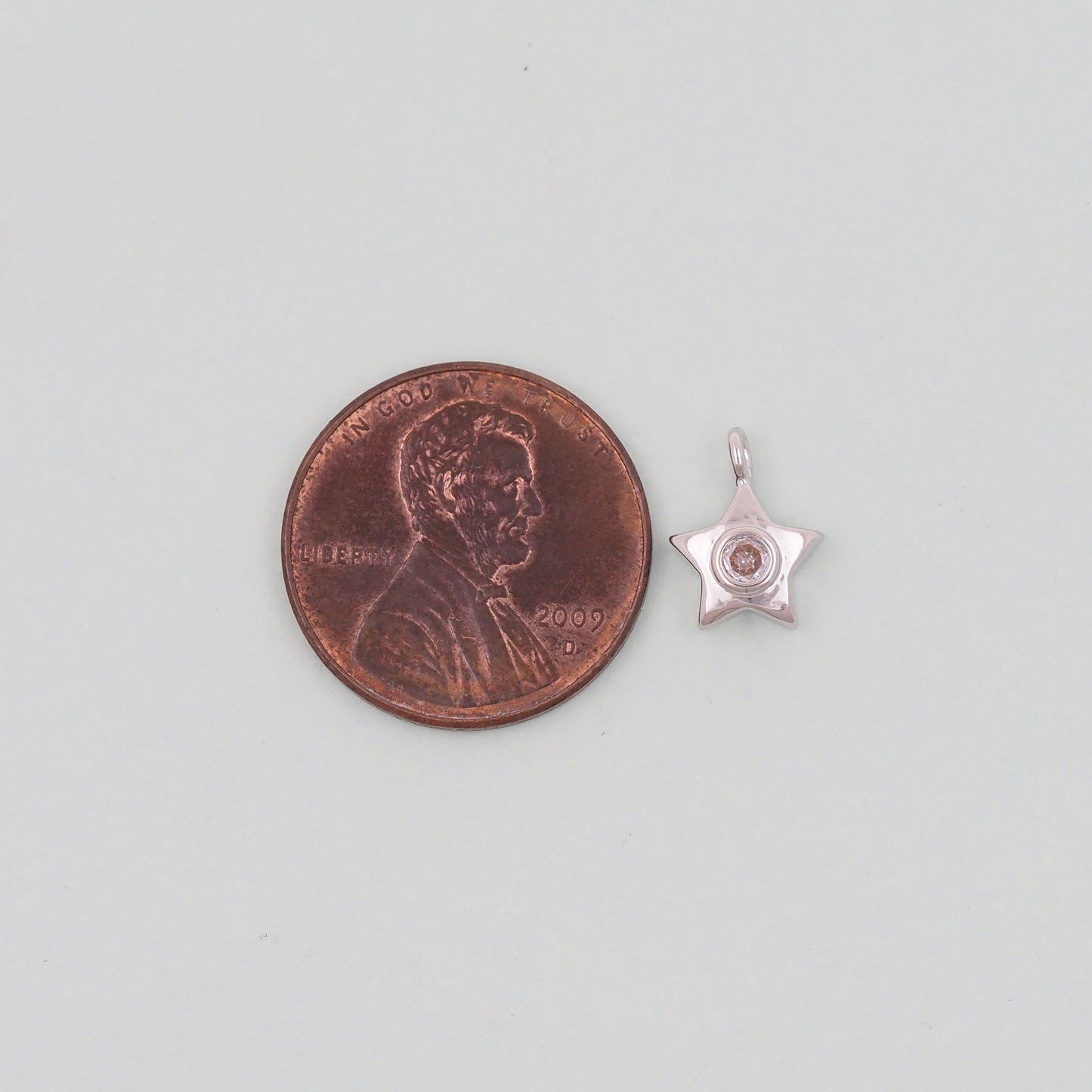 Gold Star Charms,18K Gold Filled CZ Micro Pave Star Pendant,Star Charm Bracelet Necklace for DIY Jewelry Making Supply