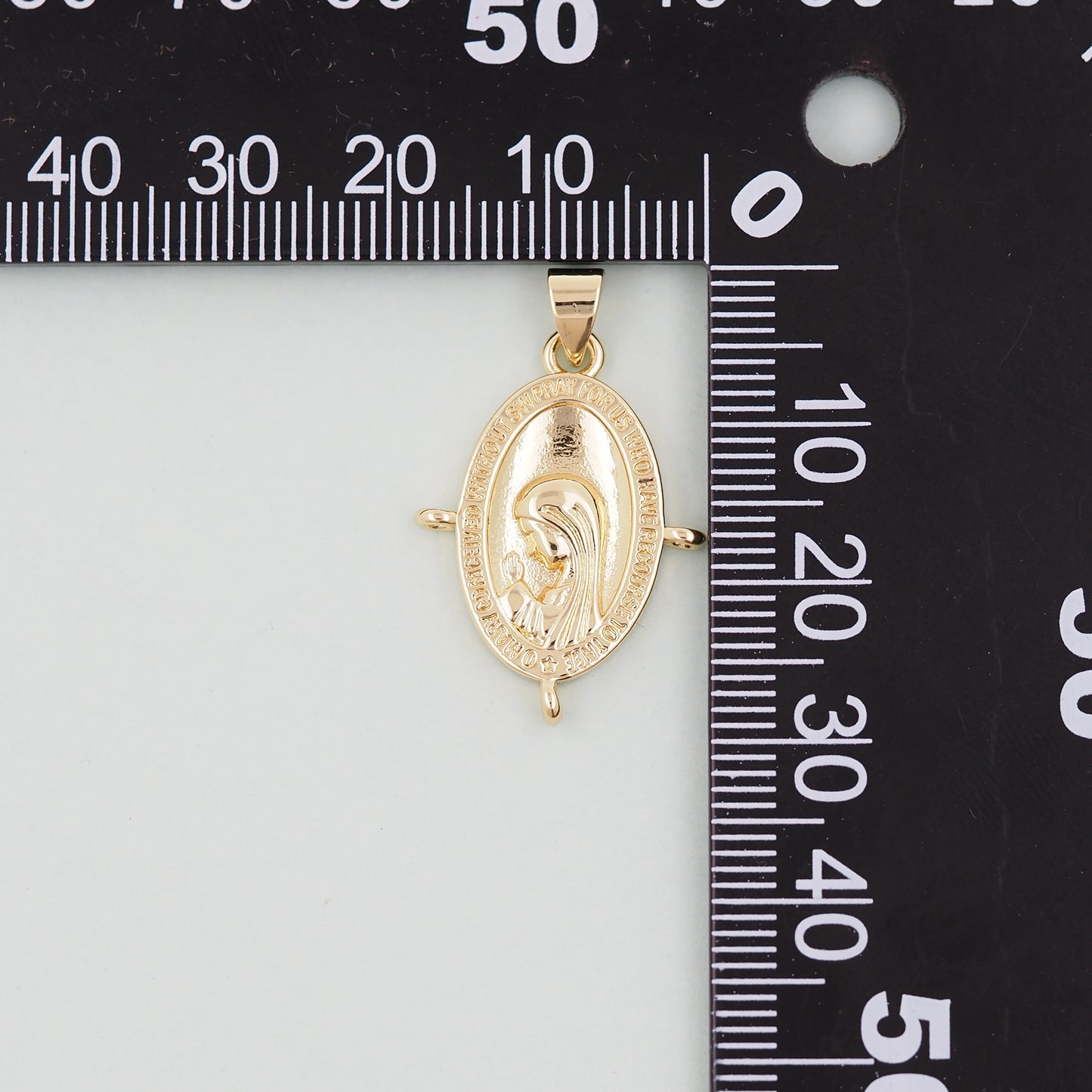 Gold Pray virgin mary Charms,18K Gold Filled pray Our Lady Pendant Bracelet Necklace for DIY Jewelry Making Supply