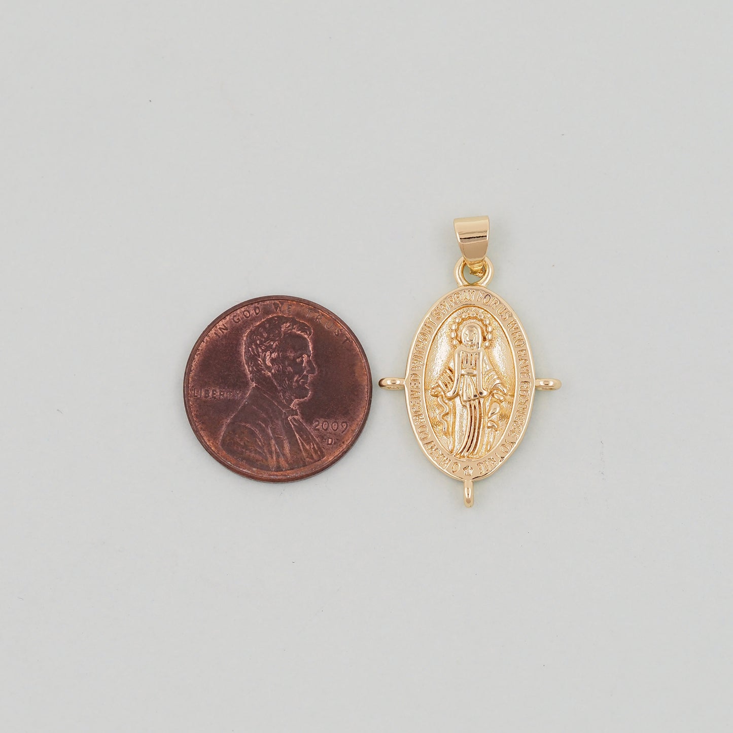 Gold virgin mary Charms,18K Gold Filled virgin mary Pendant,virgin mary Charm Bracelet Necklace for DIY Jewelry Making Supply
