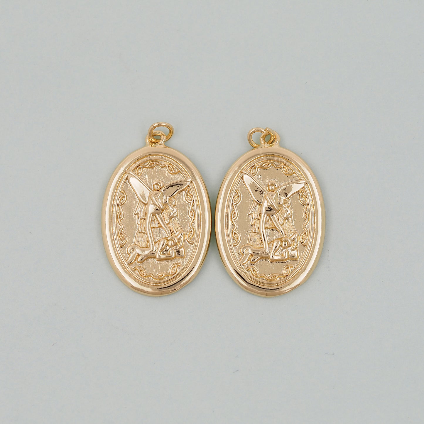 Gold devil Charms,18K Gold Filled devil Pendant Bracelet Necklace for DIY Jewelry Making Supply