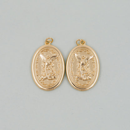 Gold devil Charms,18K Gold Filled devil Pendant Bracelet Necklace for DIY Jewelry Making Supply