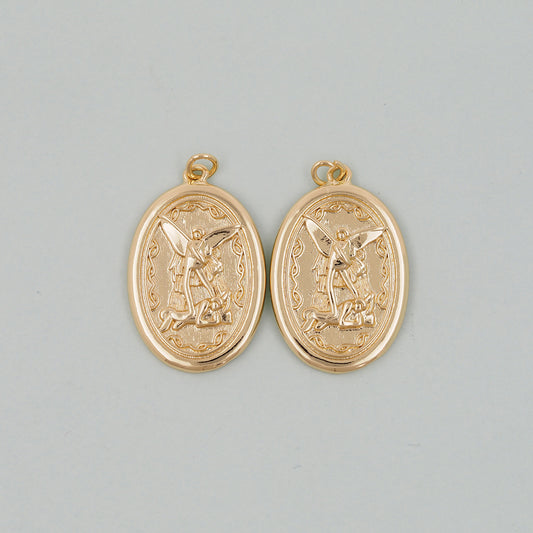 Gold devil Charms,18K Gold Filled devil Pendant Bracelet Necklace for DIY Jewelry Making Supply