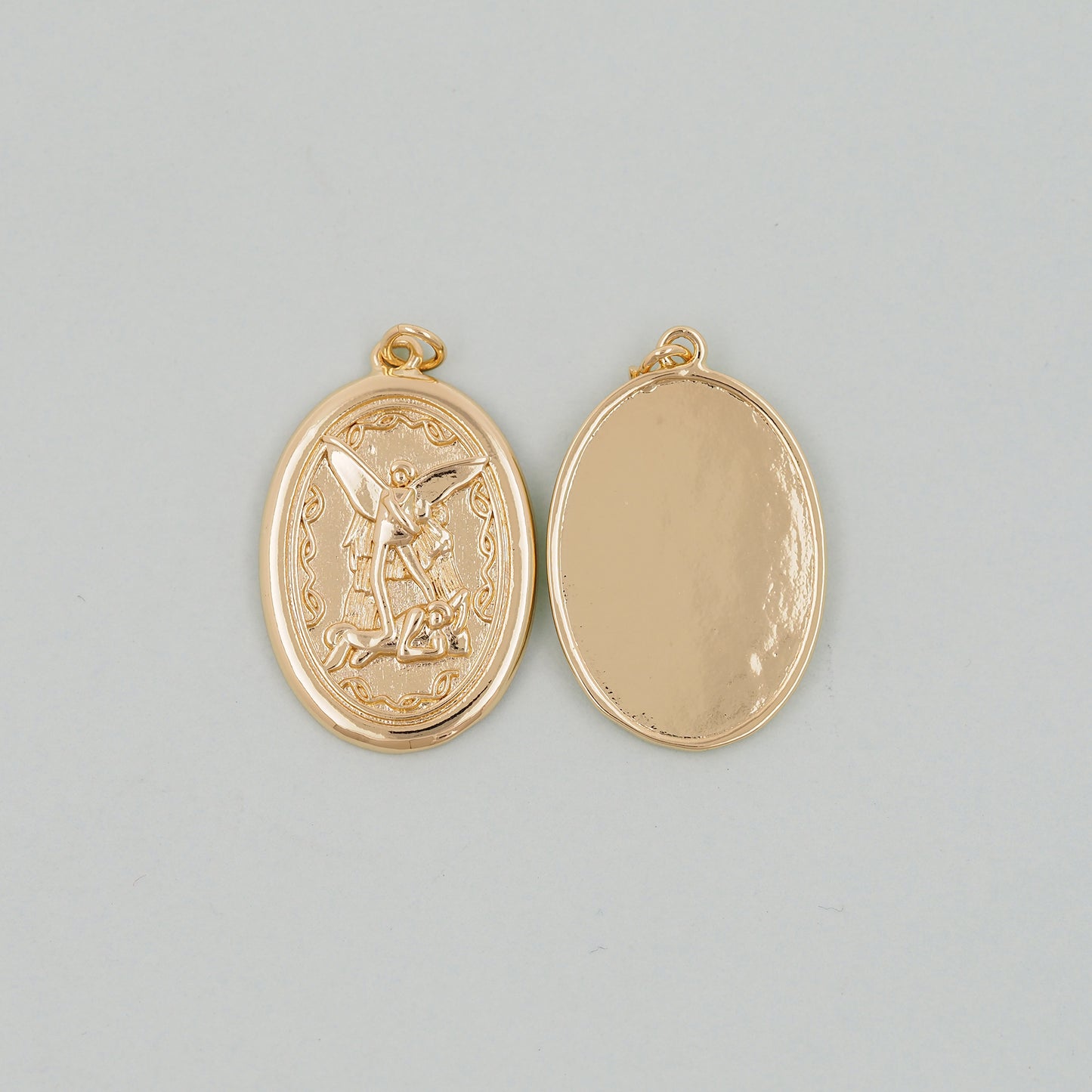 Gold devil Charms,18K Gold Filled devil Pendant Bracelet Necklace for DIY Jewelry Making Supply