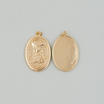Gold devil Charms,18K Gold Filled devil Pendant Bracelet Necklace for DIY Jewelry Making Supply