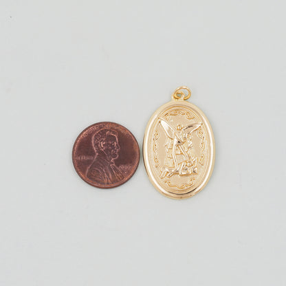 Gold devil Charms,18K Gold Filled devil Pendant Bracelet Necklace for DIY Jewelry Making Supply