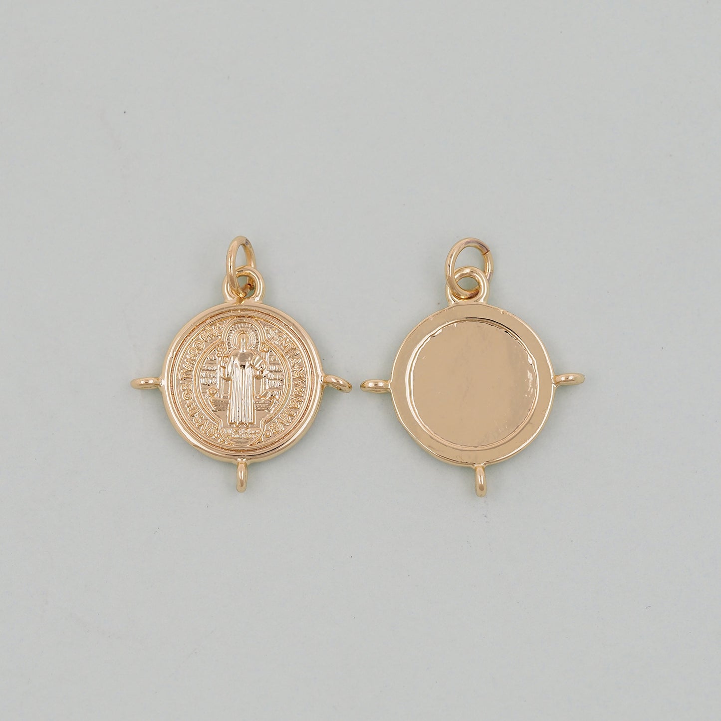 Gold Jesus Charms,18K Gold Filled Jesus Pendant,Religious Protect Charm Bracelet Necklace for DIY Jewelry Making Supply