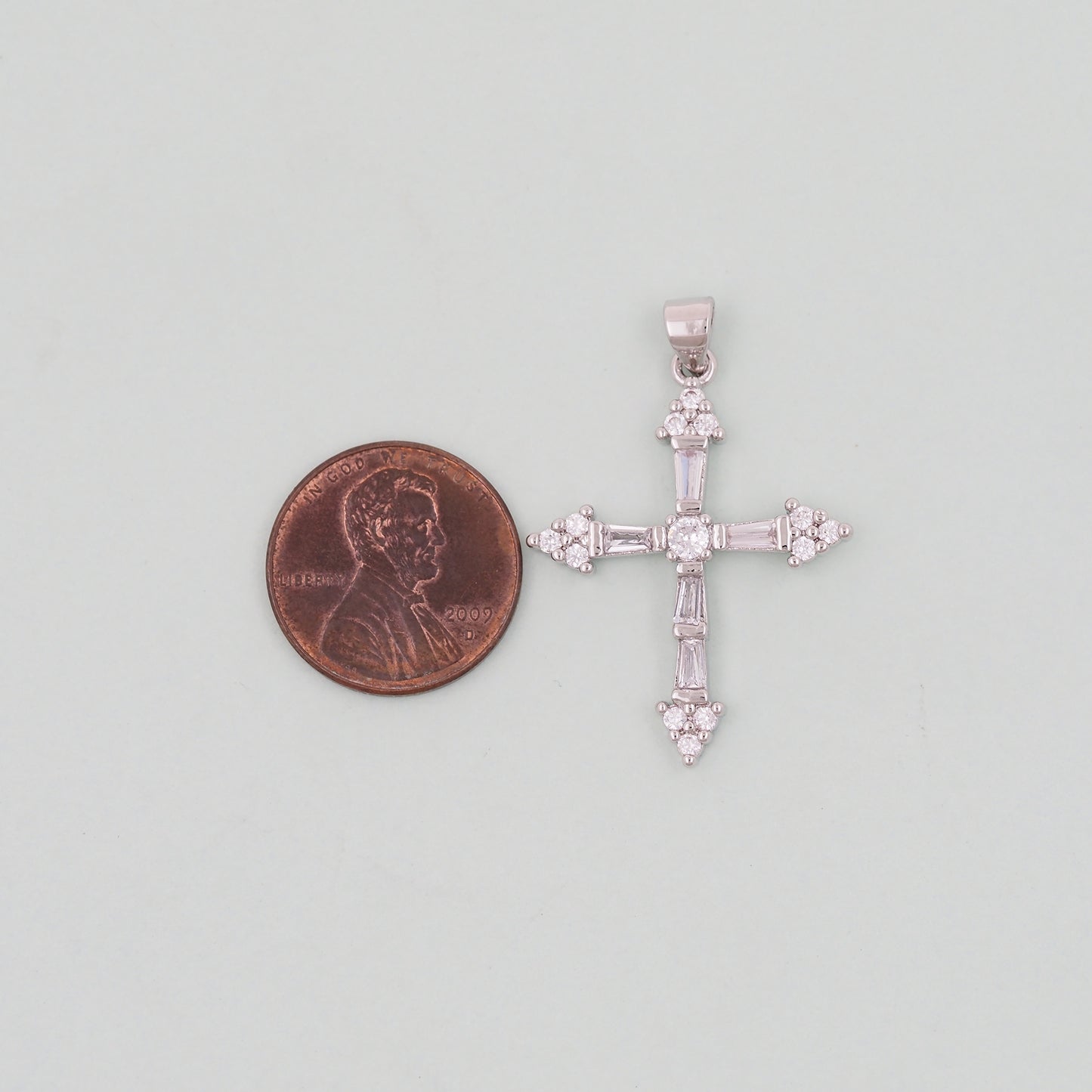 Gold Cross Charms,18K Gold Filled Cross Pendant,Cross Charm Bracelet Necklace for DIY Jewelry Making Supply