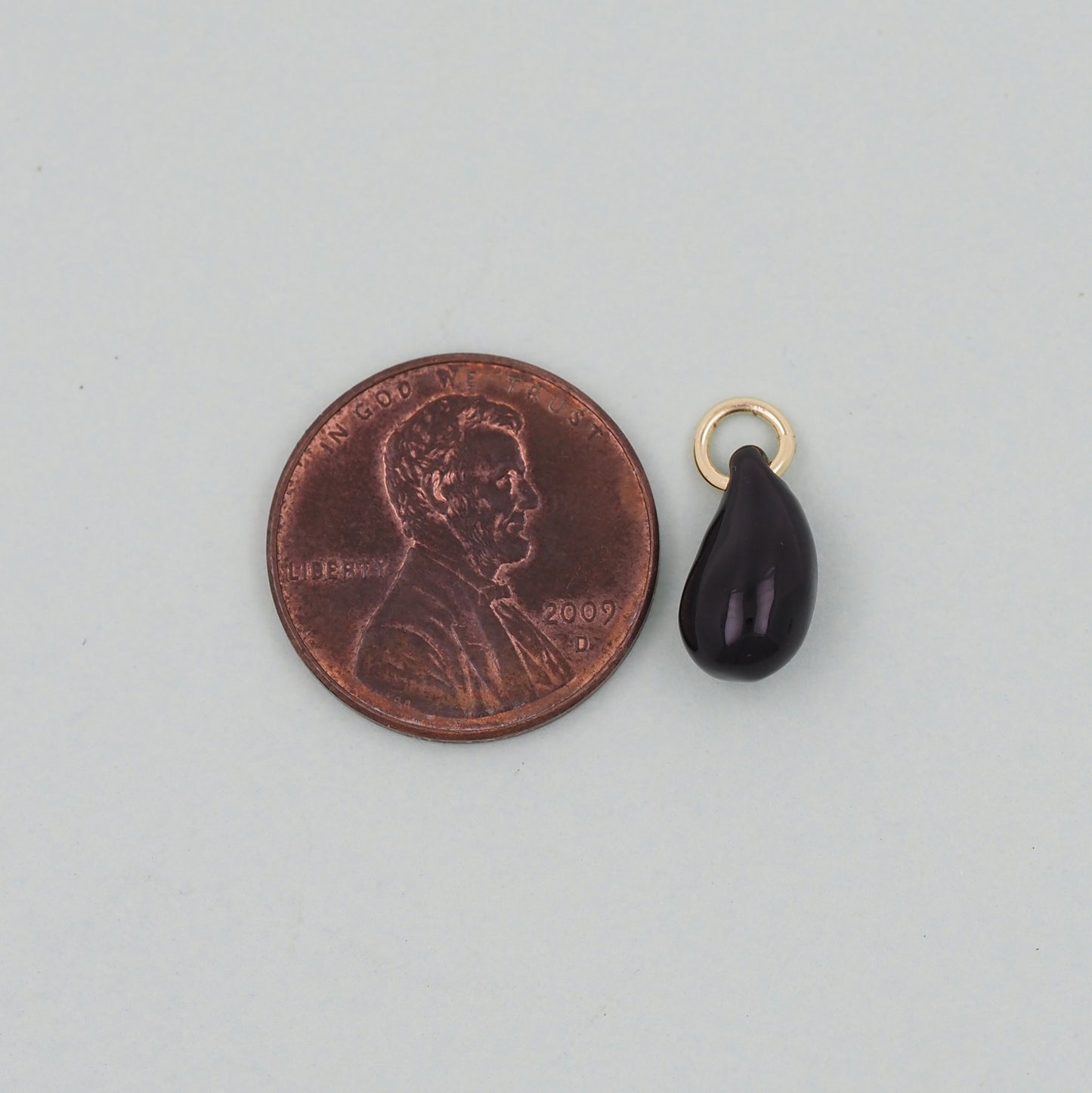 Gold Teardrop Charms,18K Gold Filled teardrop Pendant,enamel teardrop Charm Bracelet Necklace for DIY Jewelry Making Supply