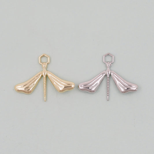 Gold Dragonfly Charms,18K Gold Filled Dragonfly Pendant,Silver Dragonfly Charm Bracelet Necklace for DIY Jewelry Making Supply