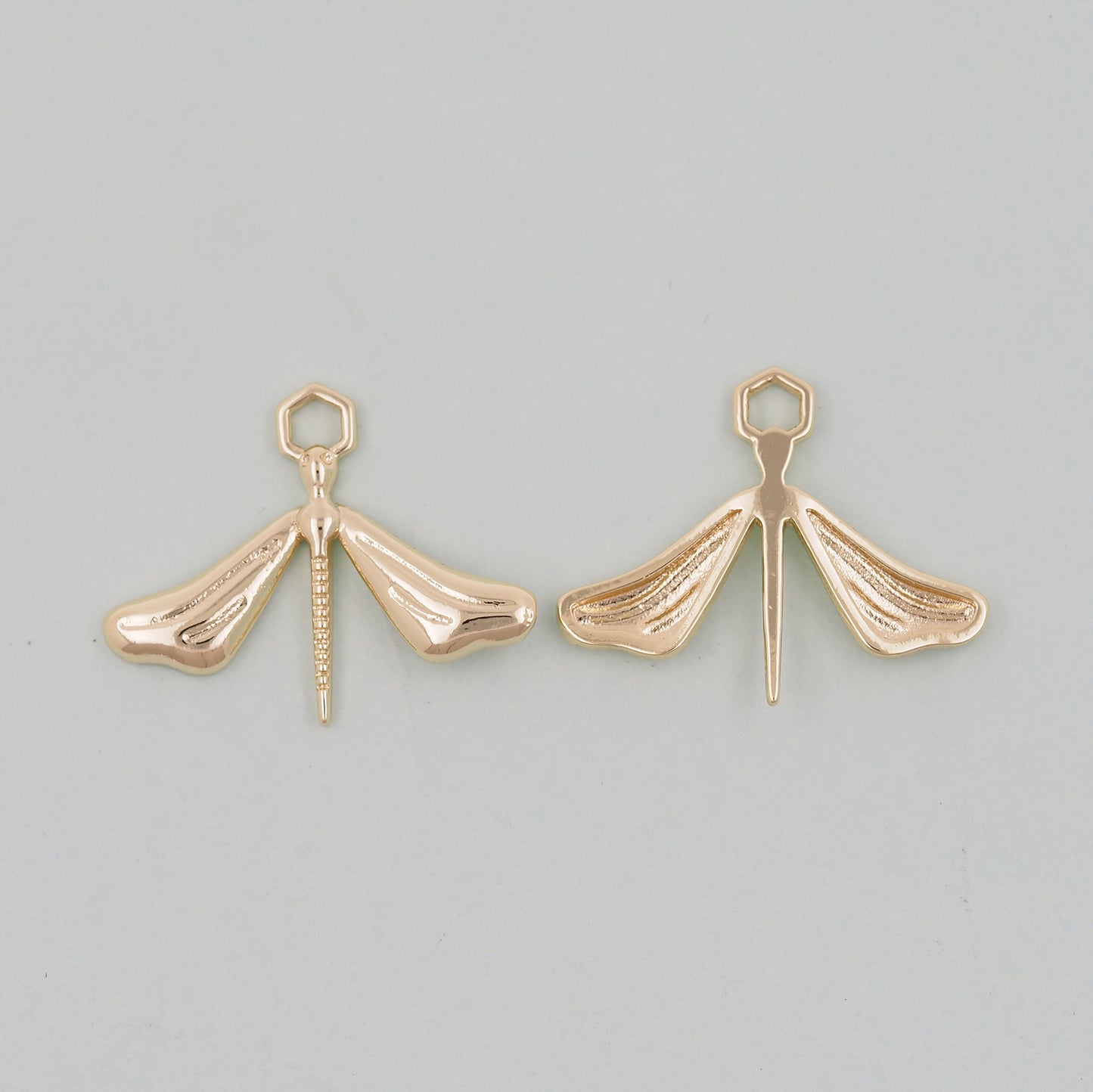 Gold Dragonfly Charms,18K Gold Filled Dragonfly Pendant,Silver Dragonfly Charm Bracelet Necklace for DIY Jewelry Making Supply