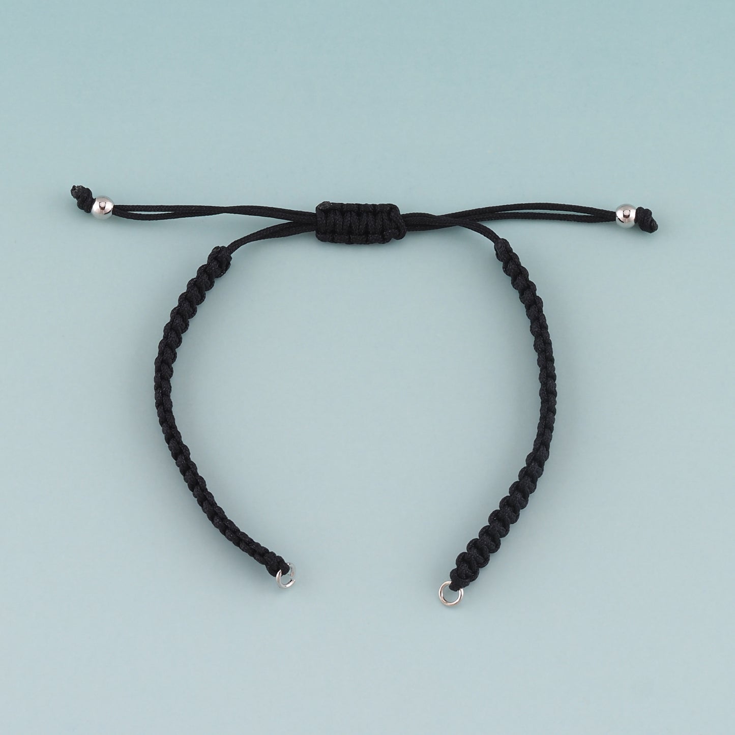 Gold Adjustable Braided rope,18K Gold Filled Round Ball Bracelet,Semi Finished Bracelets,Bracelets for Jewelry Making