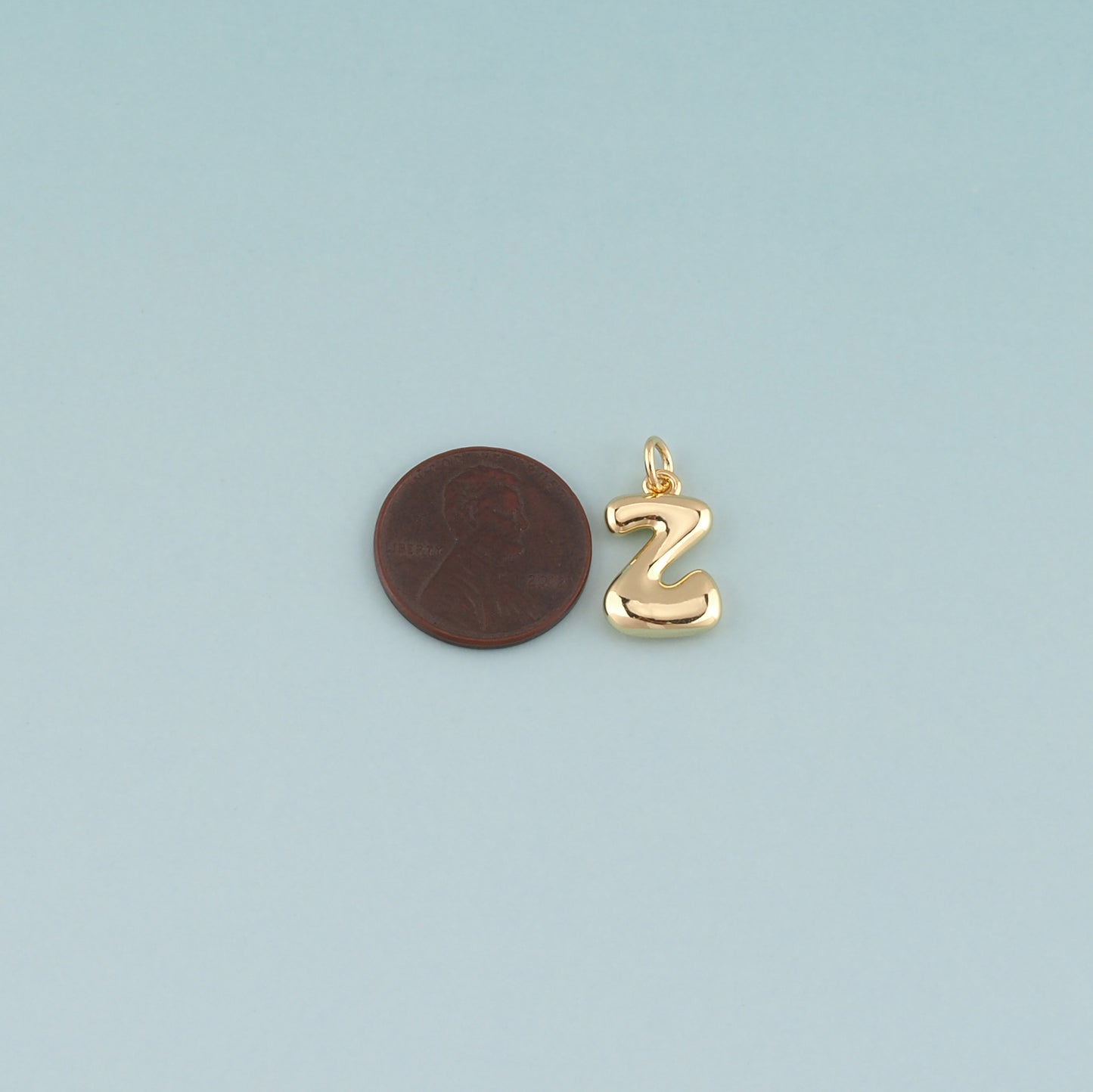 Gold letter Charms,18K Gold Filled letter Pendant,Initial Charm Bracelet Necklace for DIY Jewelry Making Supply
