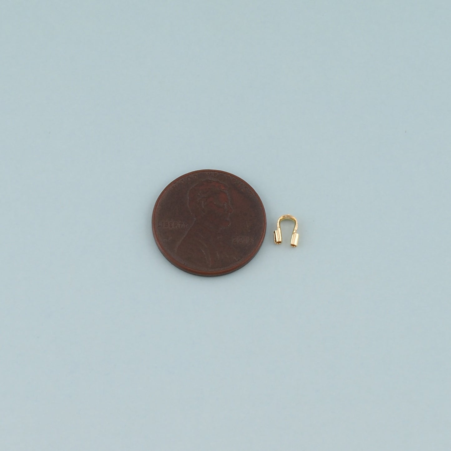 20Pcs 18K Gold Plated Horseshoe Clasps, U Shape Positioning Tube Beads for DIY Jewelry Clasp Finding Necklace Bracelet