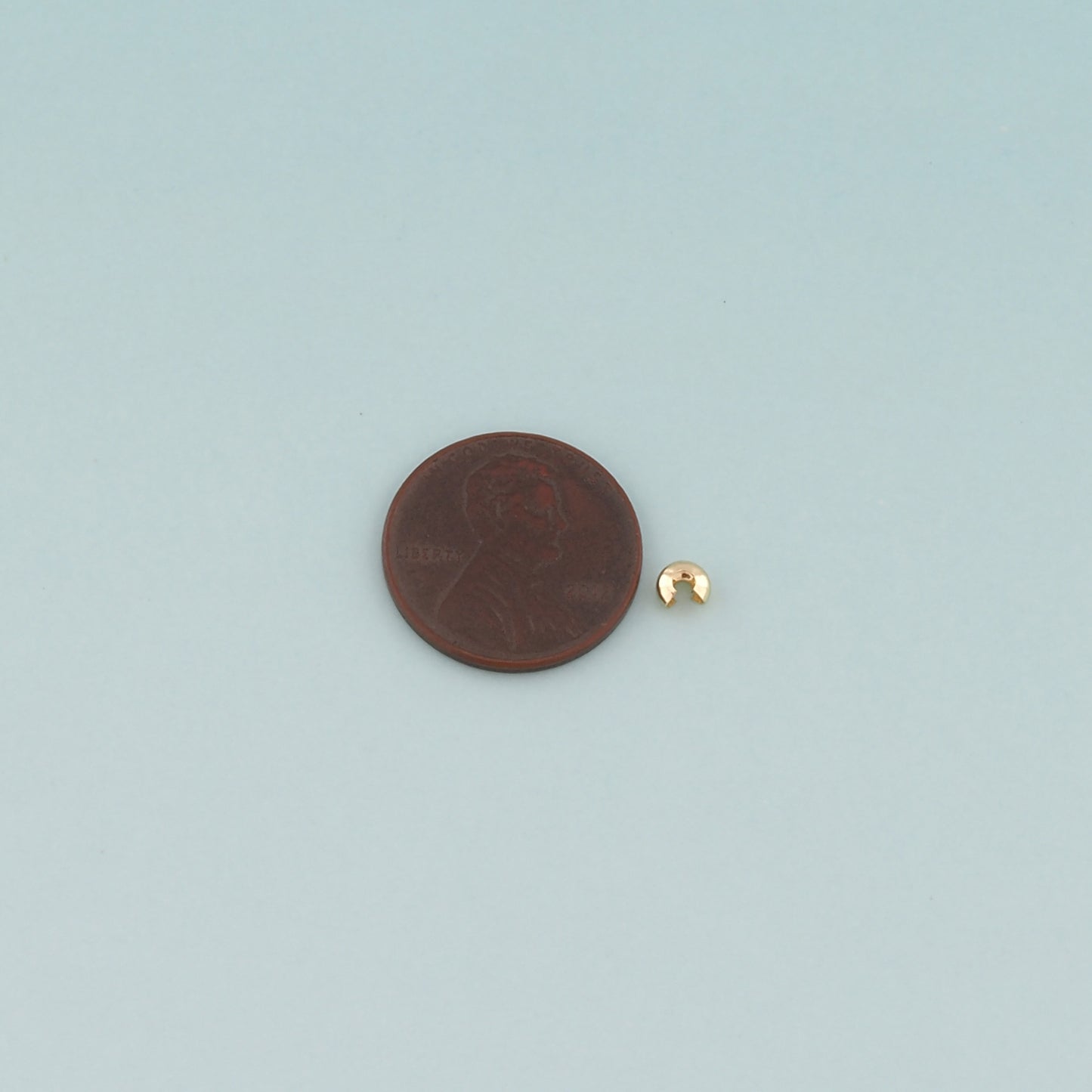 20pcs 18K Gold Filled Cover Beads ,Positioning Beads for DIY Jewelry Making Supply