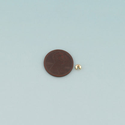20pcs 18K Gold Filled Cover Beads ,Positioning Beads for DIY Jewelry Making Supply