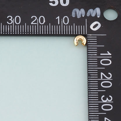 20pcs 18K Gold Filled Cover Beads ,Positioning Beads for DIY Jewelry Making Supply