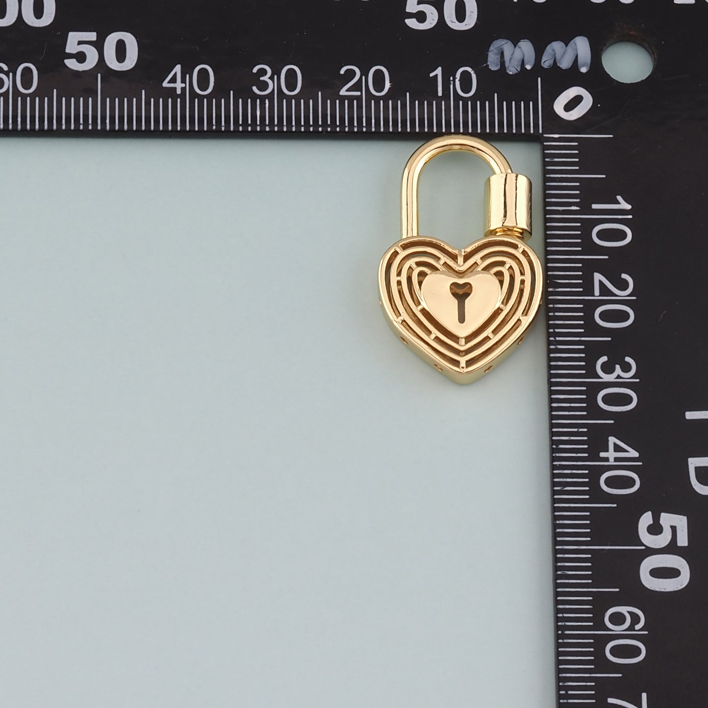 18K Gold Filled Heart Carabiner Clasp,Buckle Clasp,Carabiner Screw Clasp,Turnbuckle,for DIY Jewelry