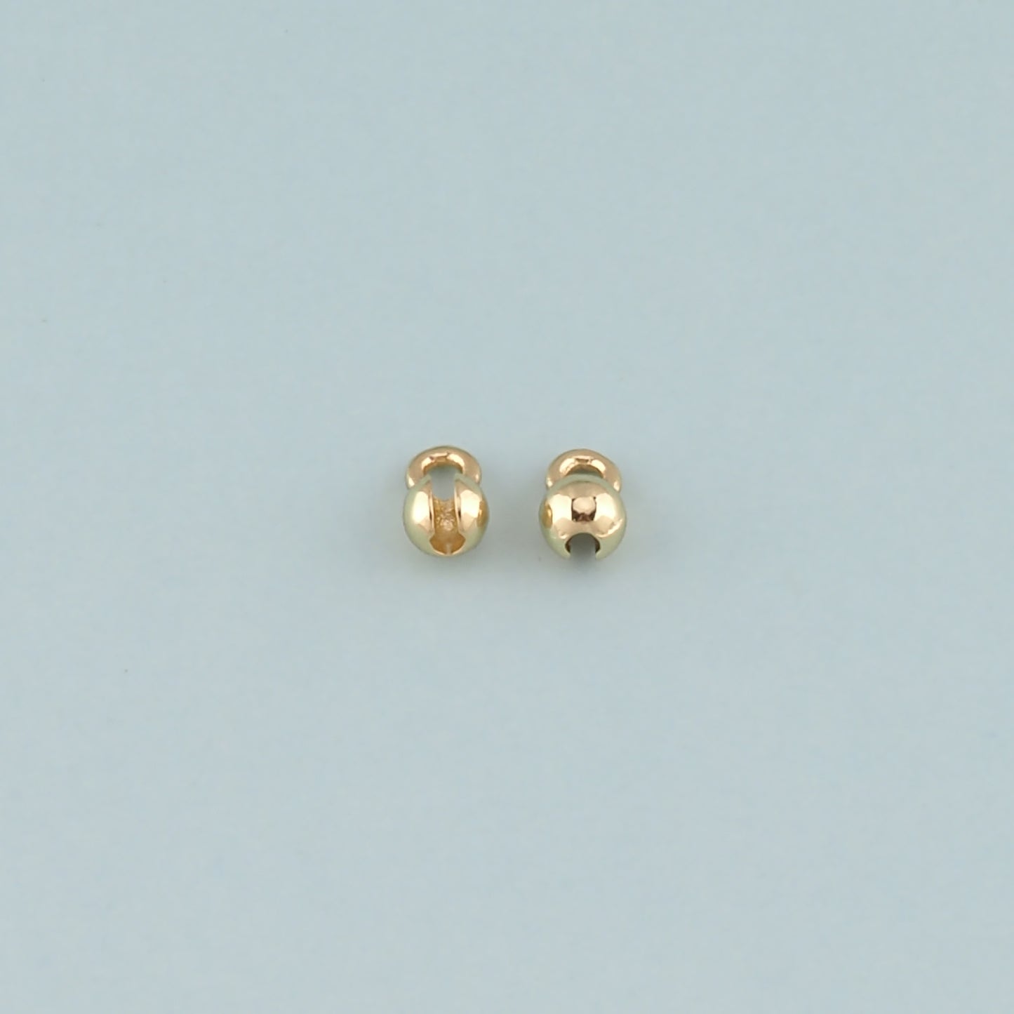 10pcs 18K Gold Filled Cover Beads ,Positioning Beads for DIY Jewelry Making Supply