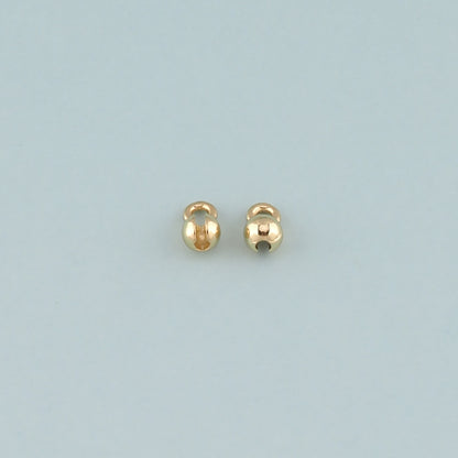 10pcs 18K Gold Filled Cover Beads ,Positioning Beads for DIY Jewelry Making Supply
