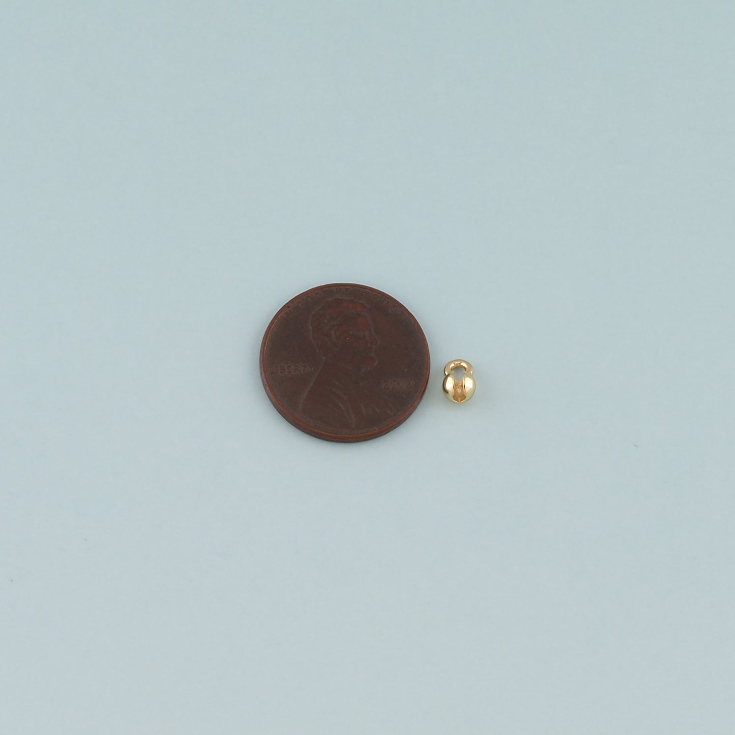 10pcs 18K Gold Filled Cover Beads ,Positioning Beads for DIY Jewelry Making Supply