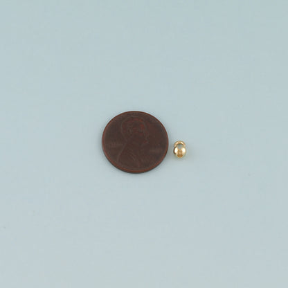 10pcs 18K Gold Filled Cover Beads ,Positioning Beads for DIY Jewelry Making Supply