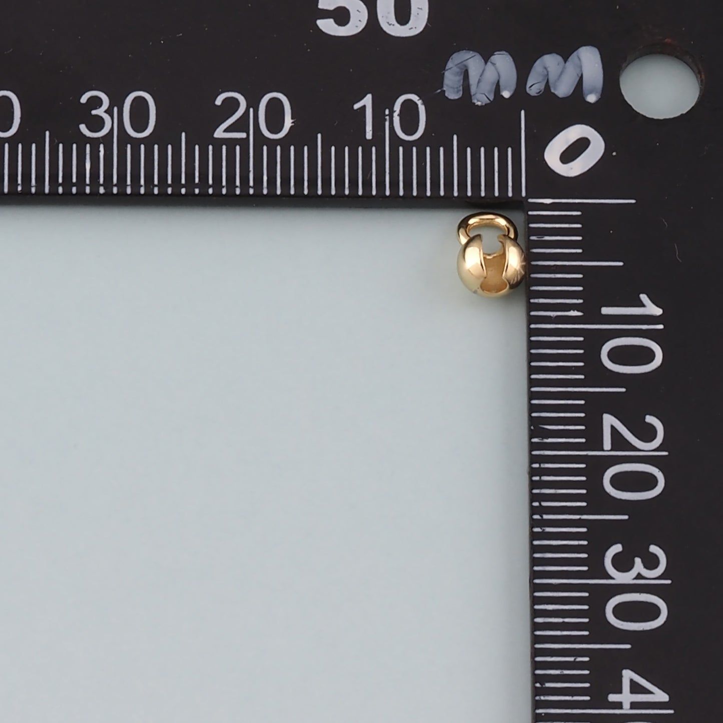 10pcs 18K Gold Filled Cover Beads ,Positioning Beads for DIY Jewelry Making Supply