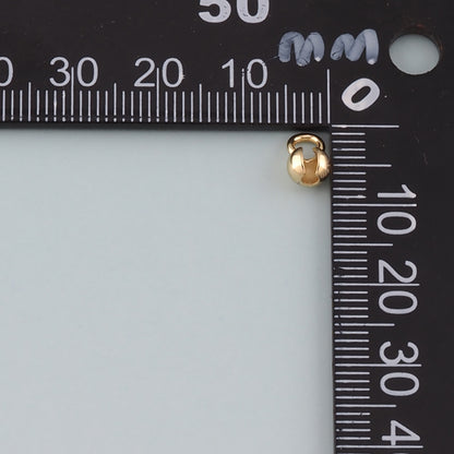 10pcs 18K Gold Filled Cover Beads ,Positioning Beads for DIY Jewelry Making Supply