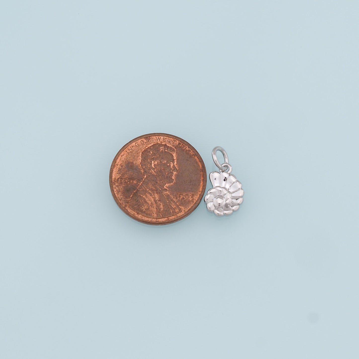 Gold Tiny Conch Charms,18K Gold Filled Shell Pendant,Dainty Shell Charm Bracelet Necklace for DIY Jewelry Making Supply