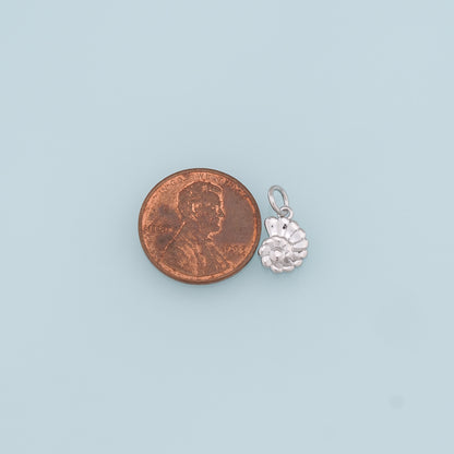 Gold Tiny Conch Charms,18K Gold Filled Shell Pendant,Dainty Shell Charm Bracelet Necklace for DIY Jewelry Making Supply