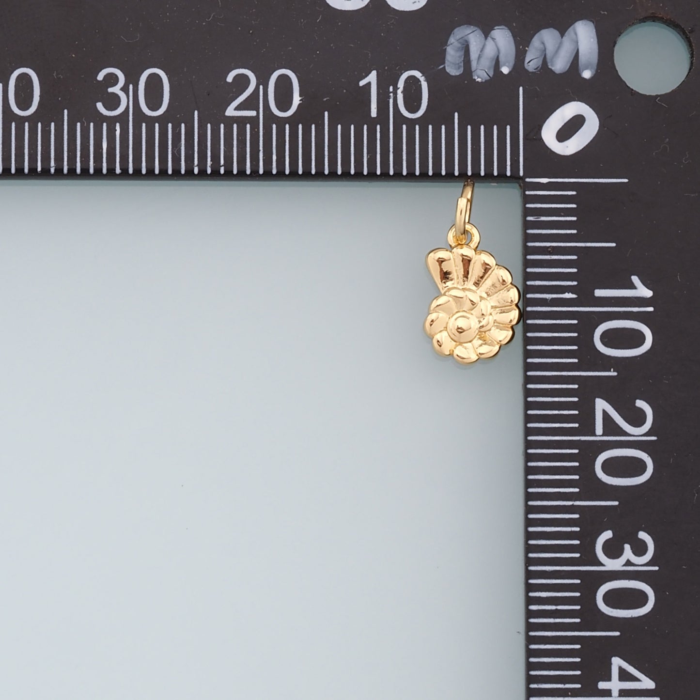 Gold Tiny Conch Charms,18K Gold Filled Shell Pendant,Dainty Shell Charm Bracelet Necklace for DIY Jewelry Making Supply